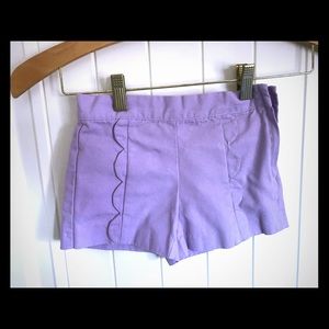 Two pairs of Janie and Jack girls shorts size 6.